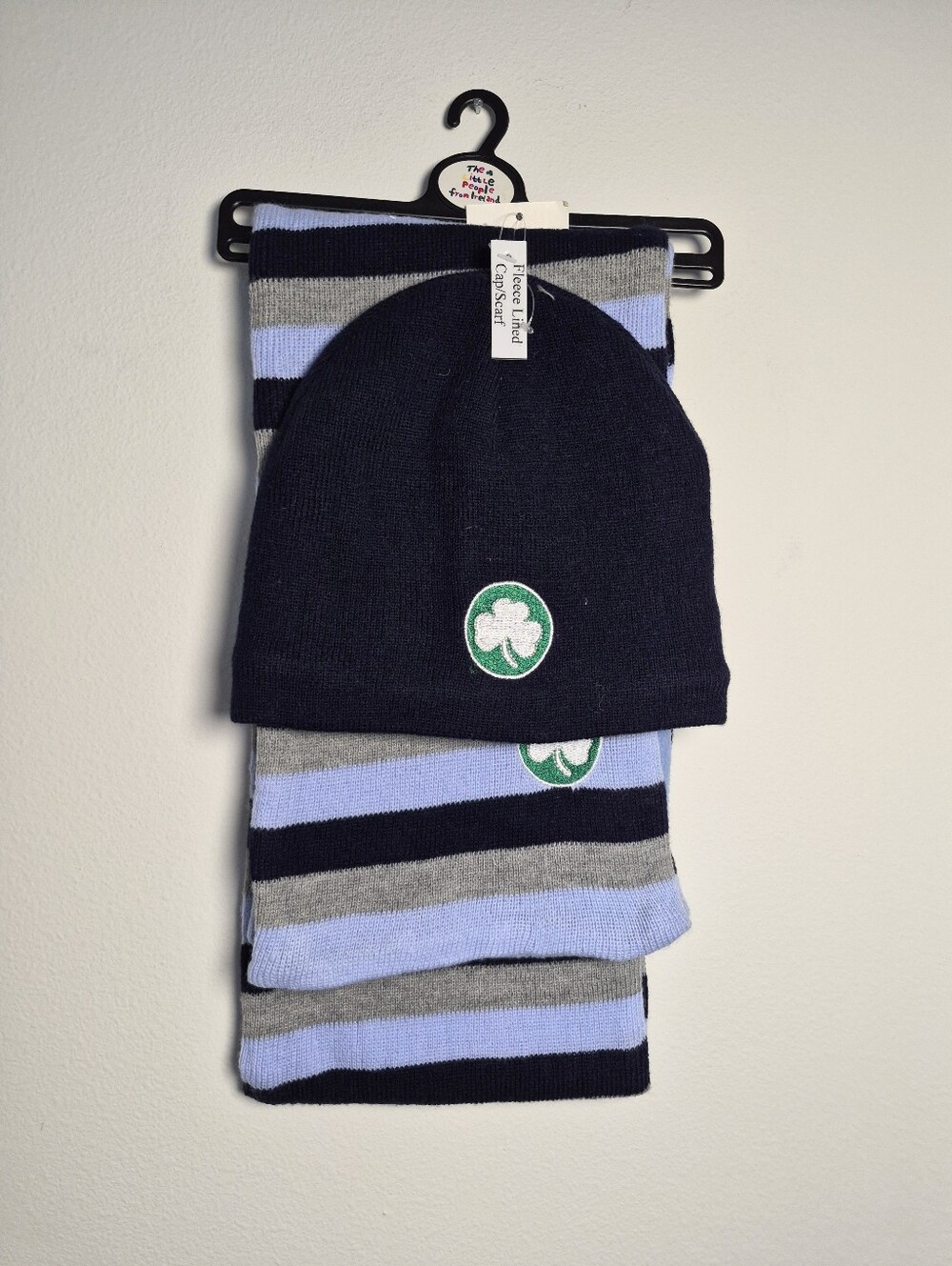 NWT The Little People from Ireland Beanie & Scarf Set - Kids Size 2-8 Years